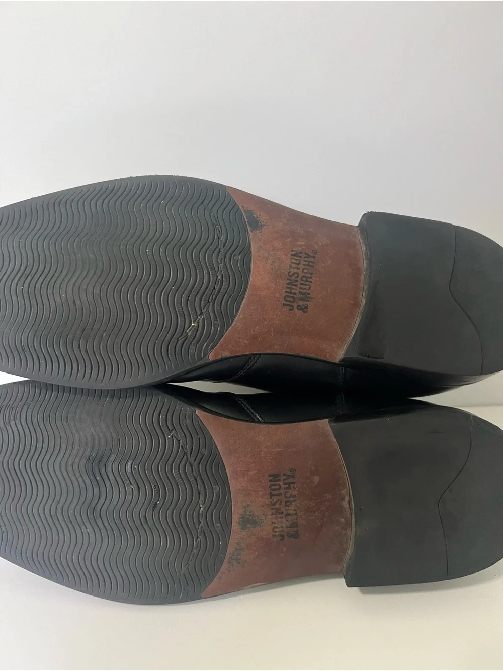 Johnston & Murphy Men’s Black Leather Chelsea Ankle Boots Contemporary Size 10